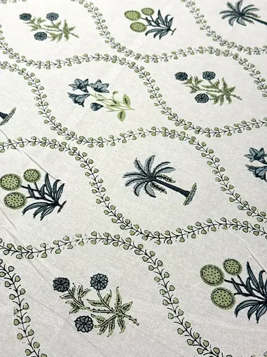 Bagh Sukun jaipuri print cotton bedsheet