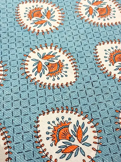 Bluebell Jharokha jaipuri print cotton bedsheet
