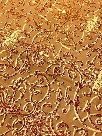 Caramel Heritage jaipuri print cotton bedsheet