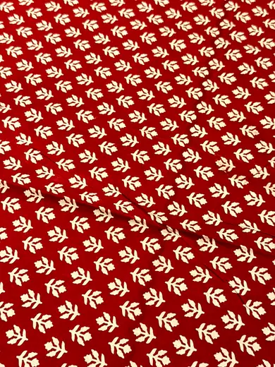 Gulsurkh jaipuri print cotton bedsheet