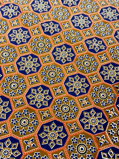 Neel Naksh jaipuri print cotton bedsheet
