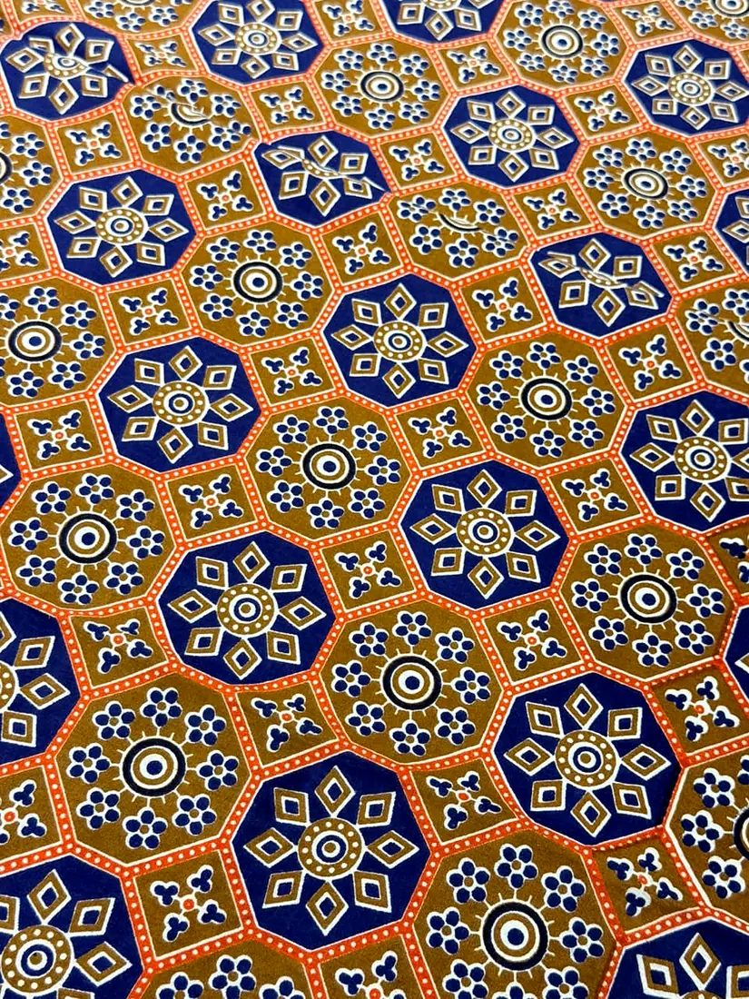 Neel Naksh Jaipuri print cotton bedsheet, photo 1