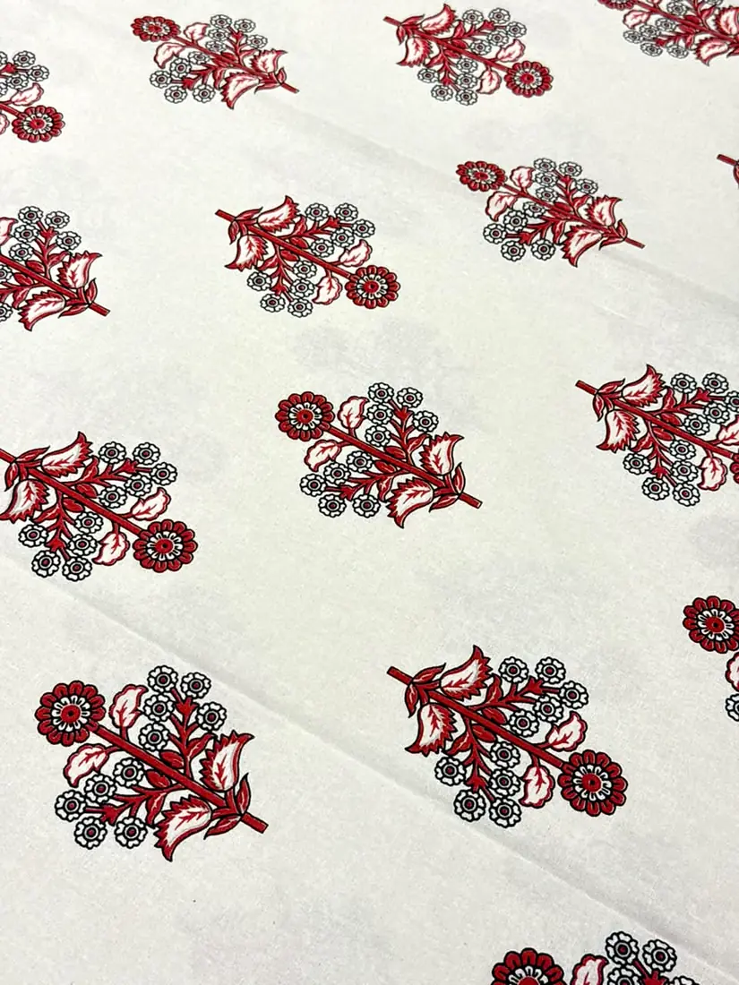 Ruby Jharokha Jaipuri print cotton bedsheet, photo 1