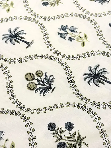 Sage & Slate jaipuri print cotton bedsheet