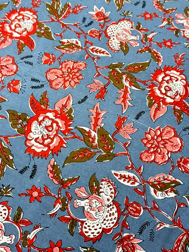 Zareen Gul jaipuri print cotton bedsheet